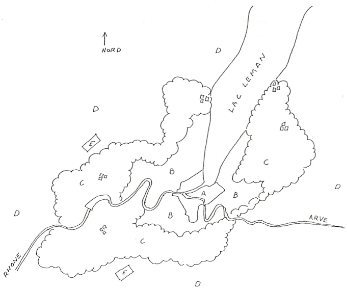 Figure 2: Etat actuel de l'agglomération genevoise